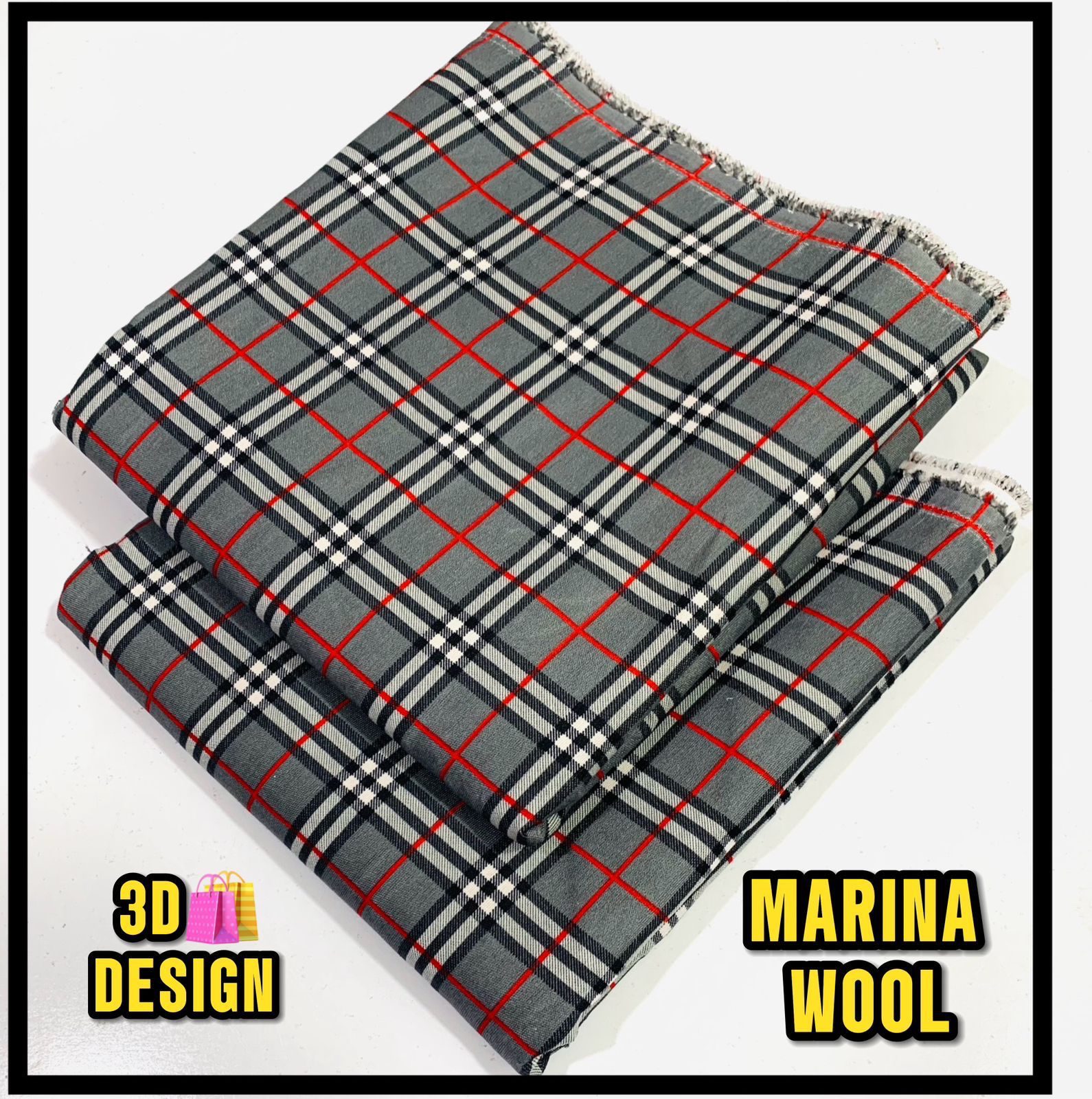 All Over Digital Printed Marina Wool-2PC