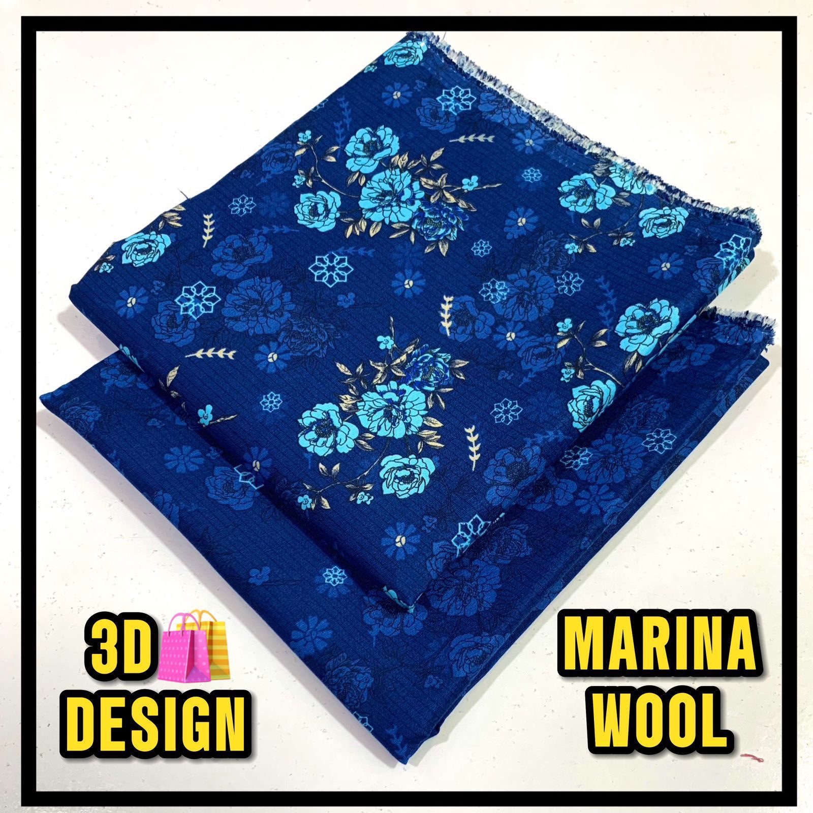 All Over Digital Printed Marina Wool-2PC