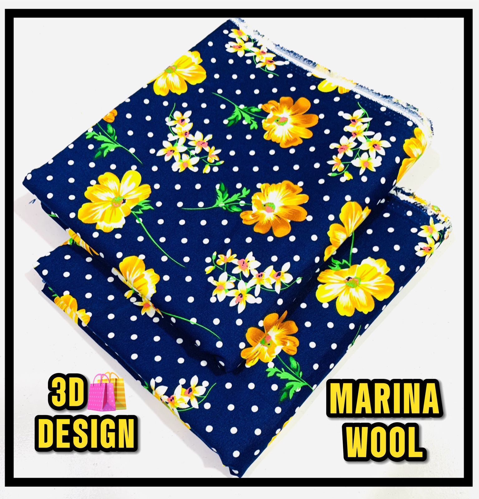 All Over Digital Printed Marina Wool-2PC