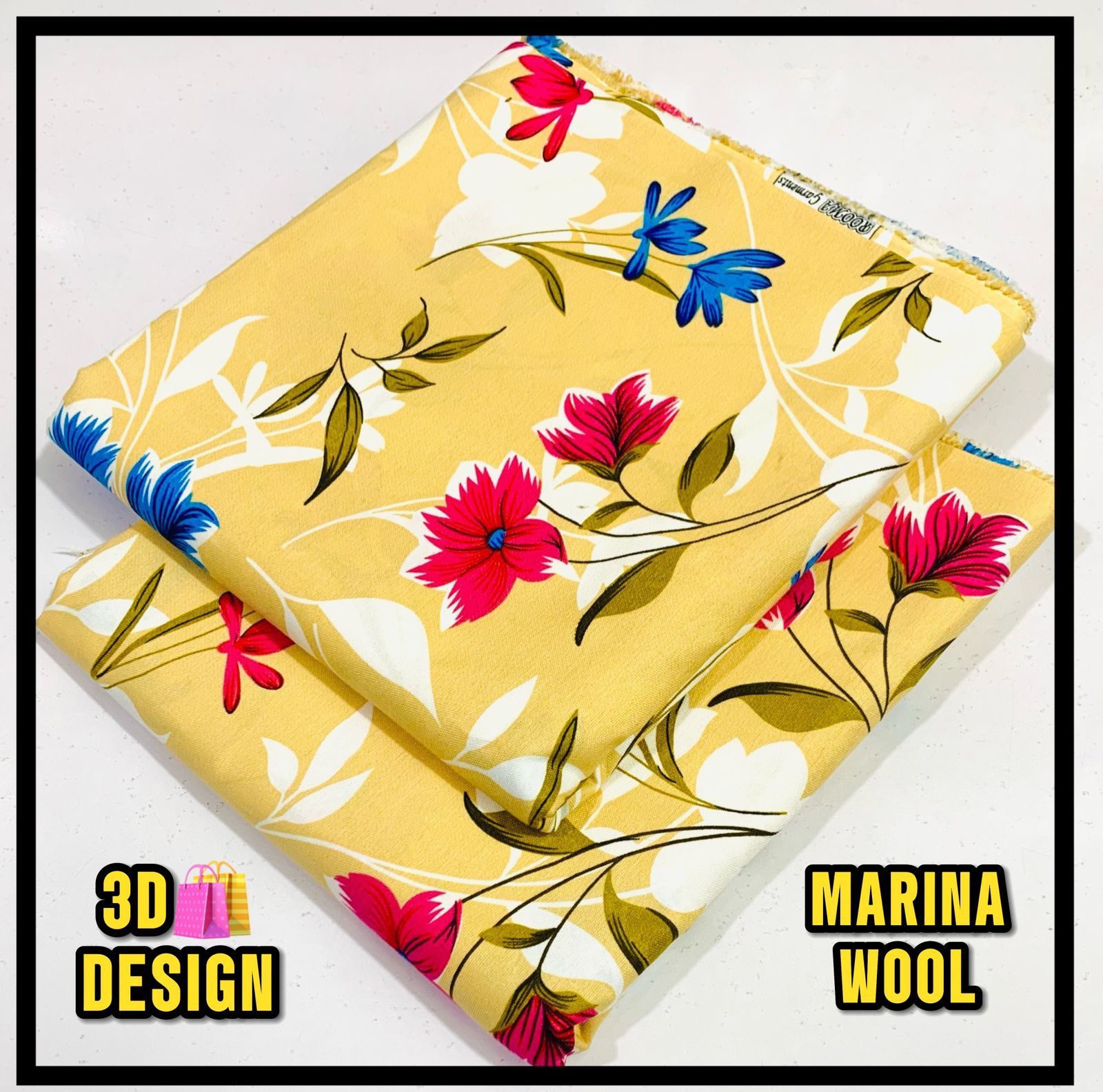 All Over Digital Printed Marina Wool-2PC